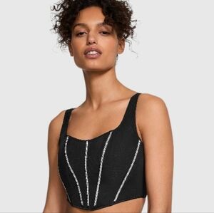 Victoria Secret Very SexySheer Shine Corset Top